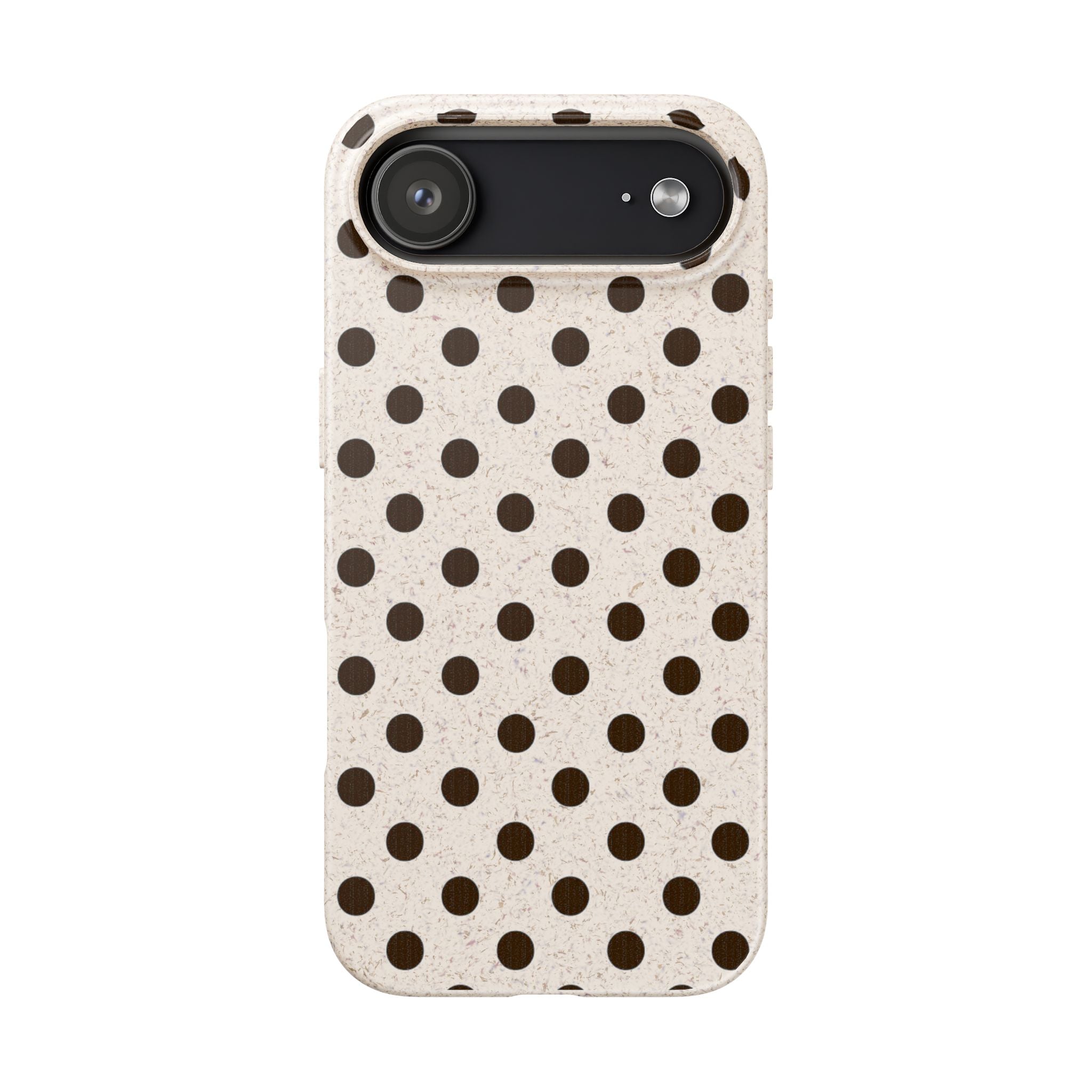 Eco-Friendly Polka Dot Phone Case — Biodegradable Protective Cover