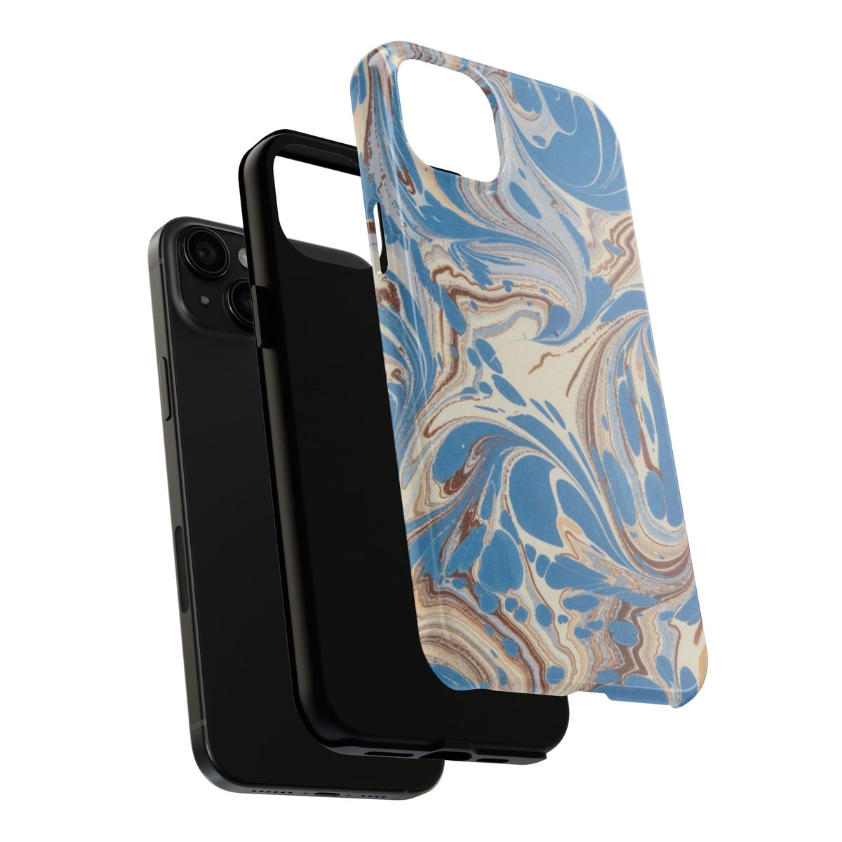 Blue Marble Swirl Phone Case