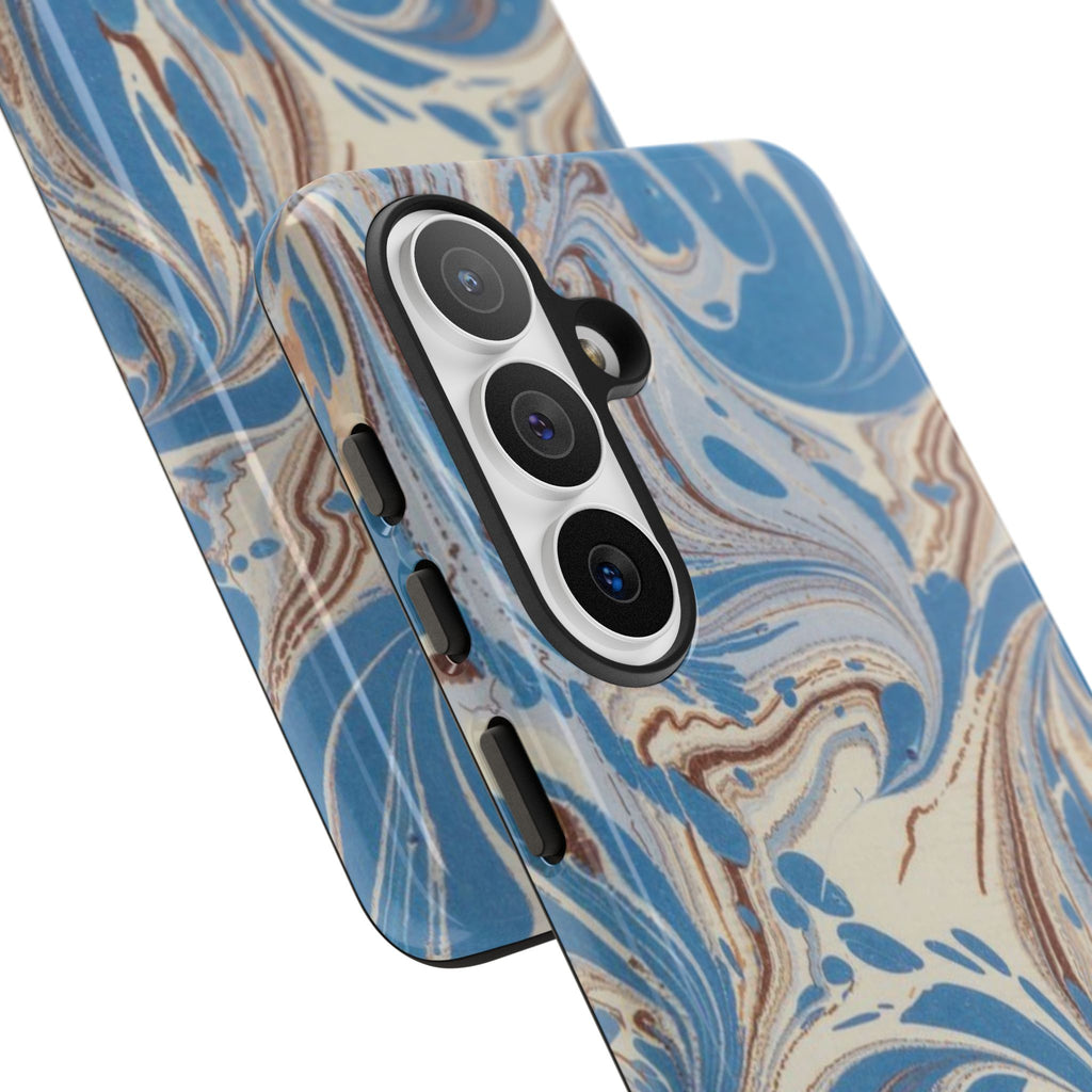 Blue Marble Swirl Phone Case