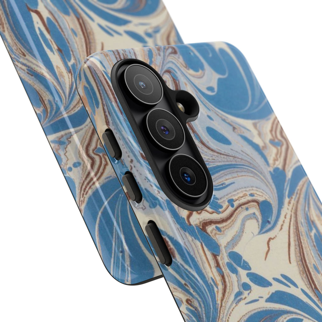 Blue Marble Swirl Phone Case
