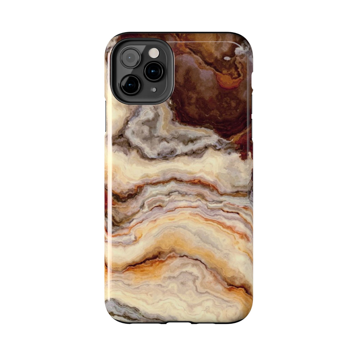 Brown Agate Marble Phone Case