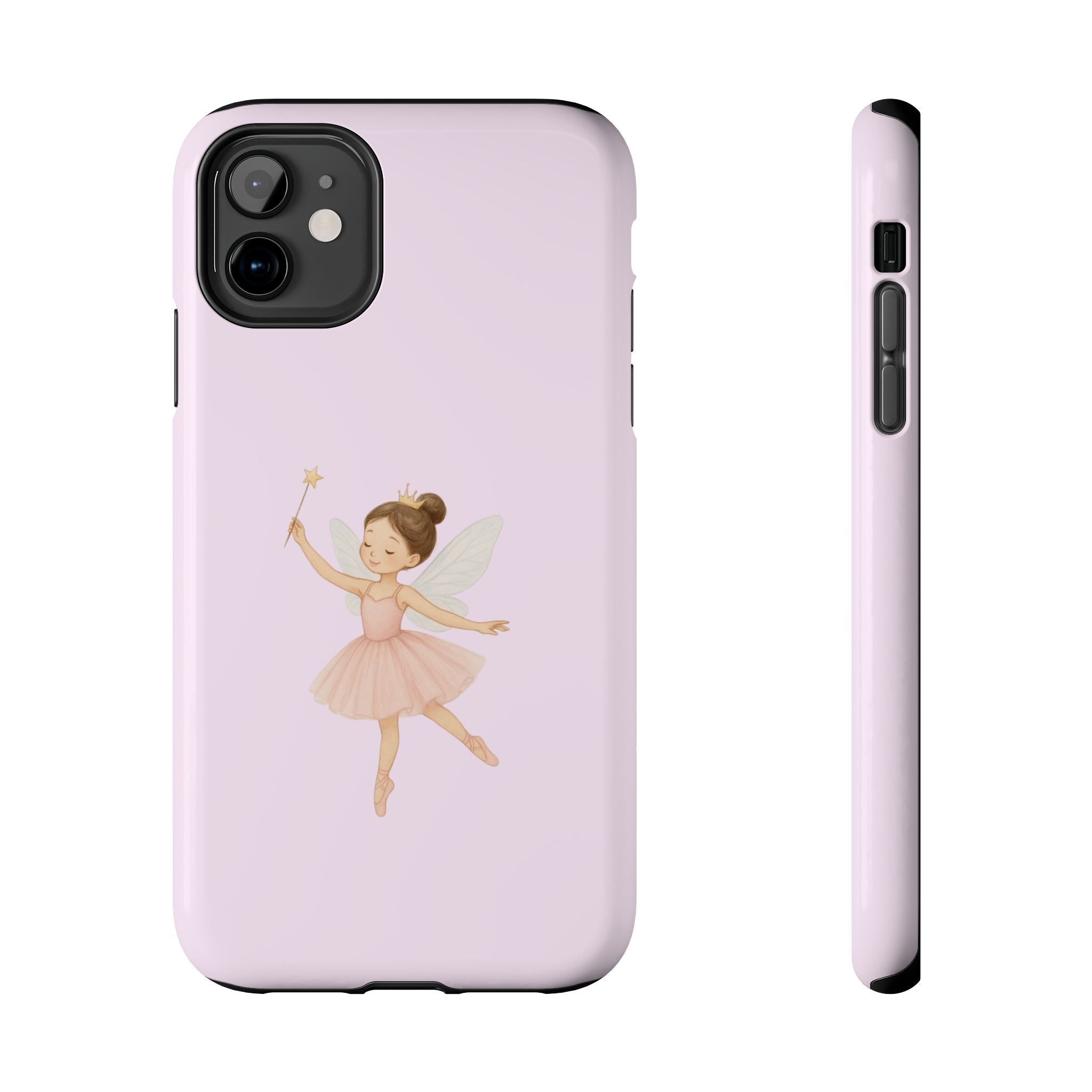 Pink Ballerina Tough Phone Case, Ballet Dancer Cute Phone Cover, Girly Protective Phone Case, Coquette Dancer Phone Accessories, Pretty Pink
