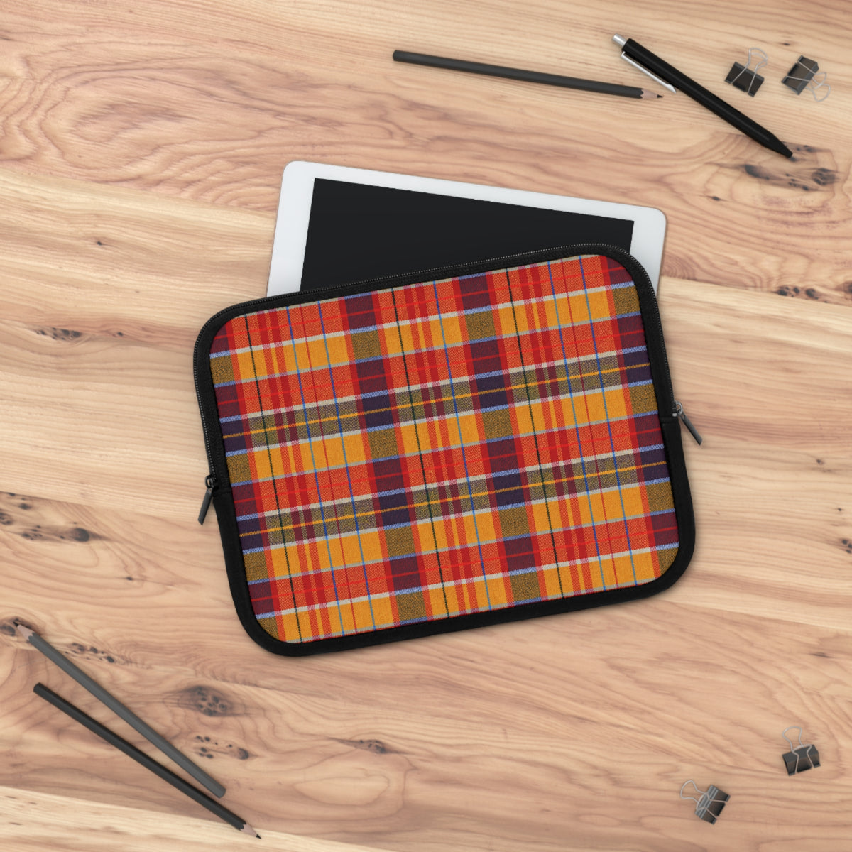 Autumn Plaid Laptop Sleeve