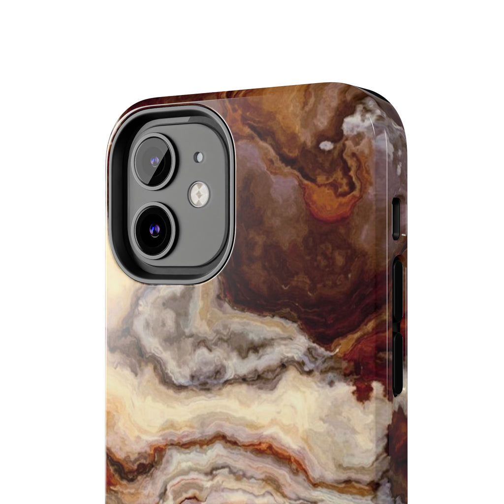 Brown Agate Marble Phone Case