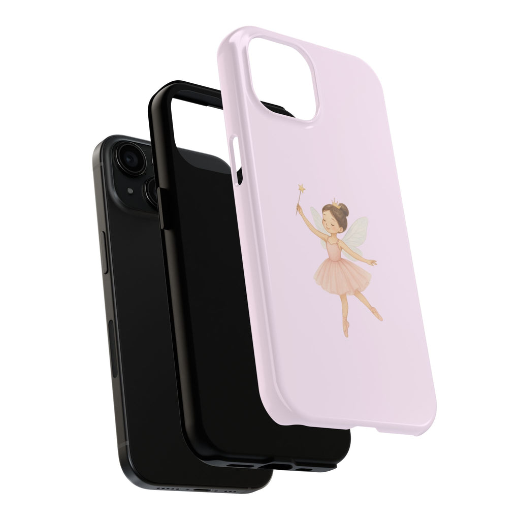 Pink Ballerina Tough Phone Case, Ballet Dancer Cute Phone Cover, Girly Protective Phone Case, Coquette Dancer Phone Accessories, Pretty Pink