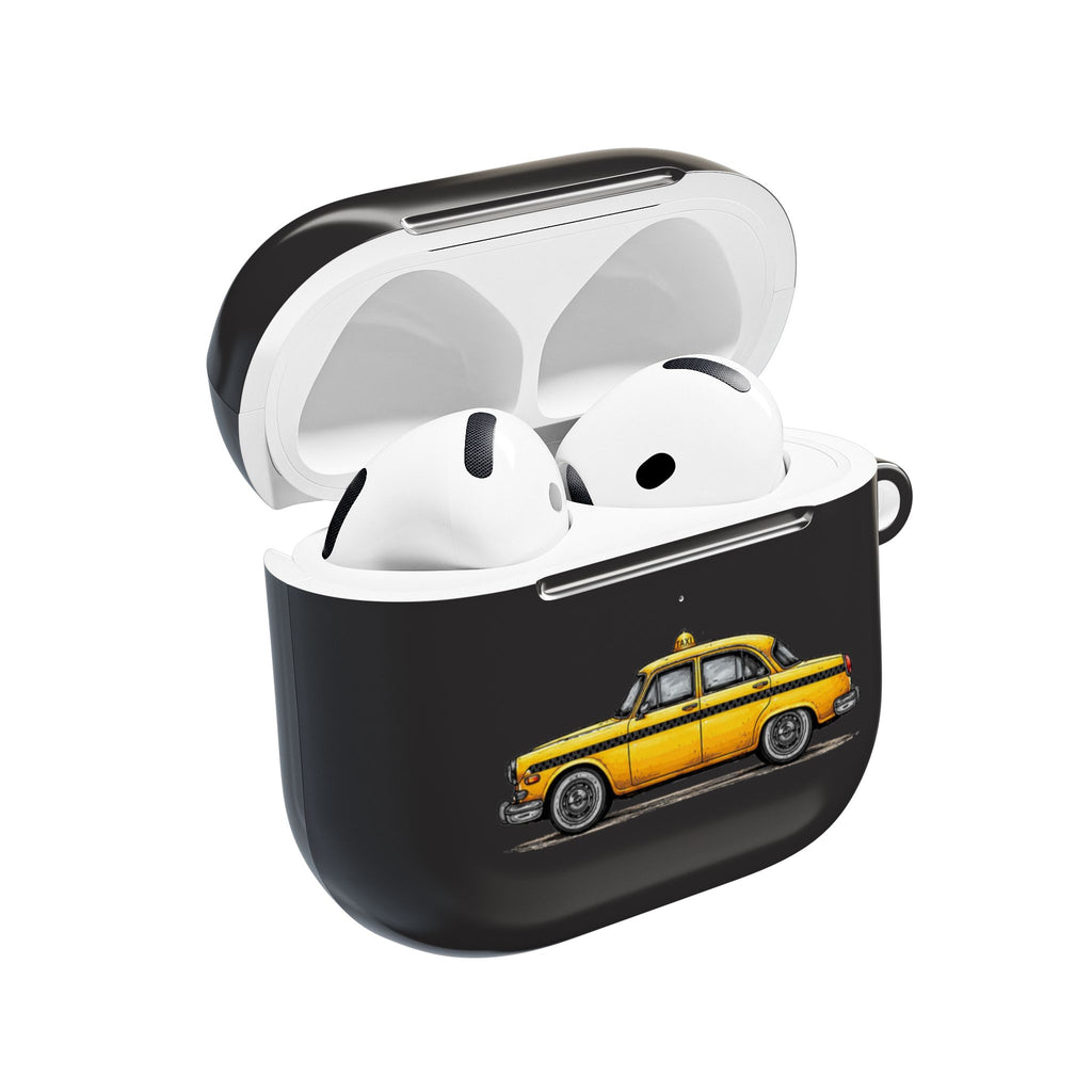 Yellow Taxi AirPod Case — Retro City Cab Protective Case