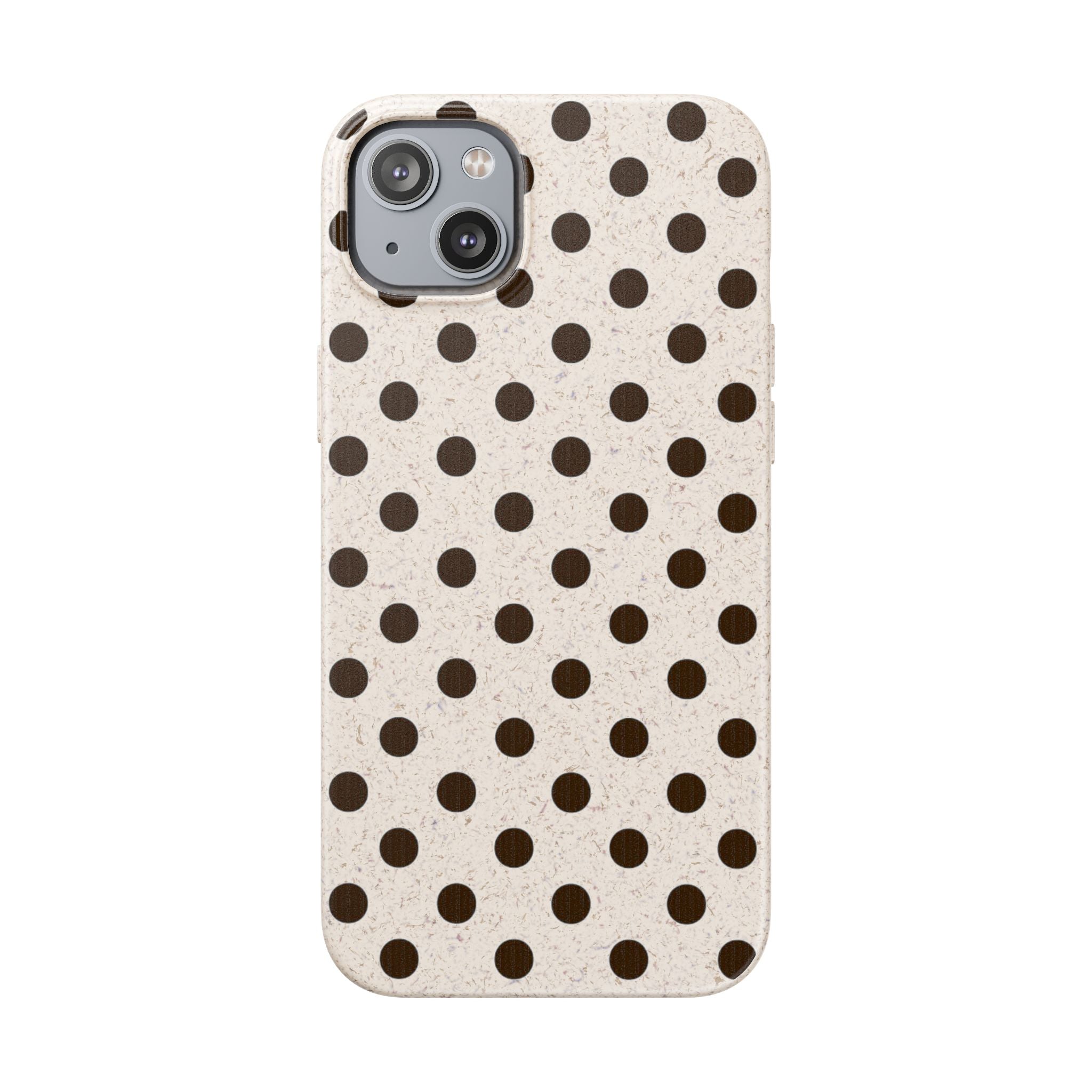 Eco-Friendly Polka Dot Phone Case — Biodegradable Protective Cover