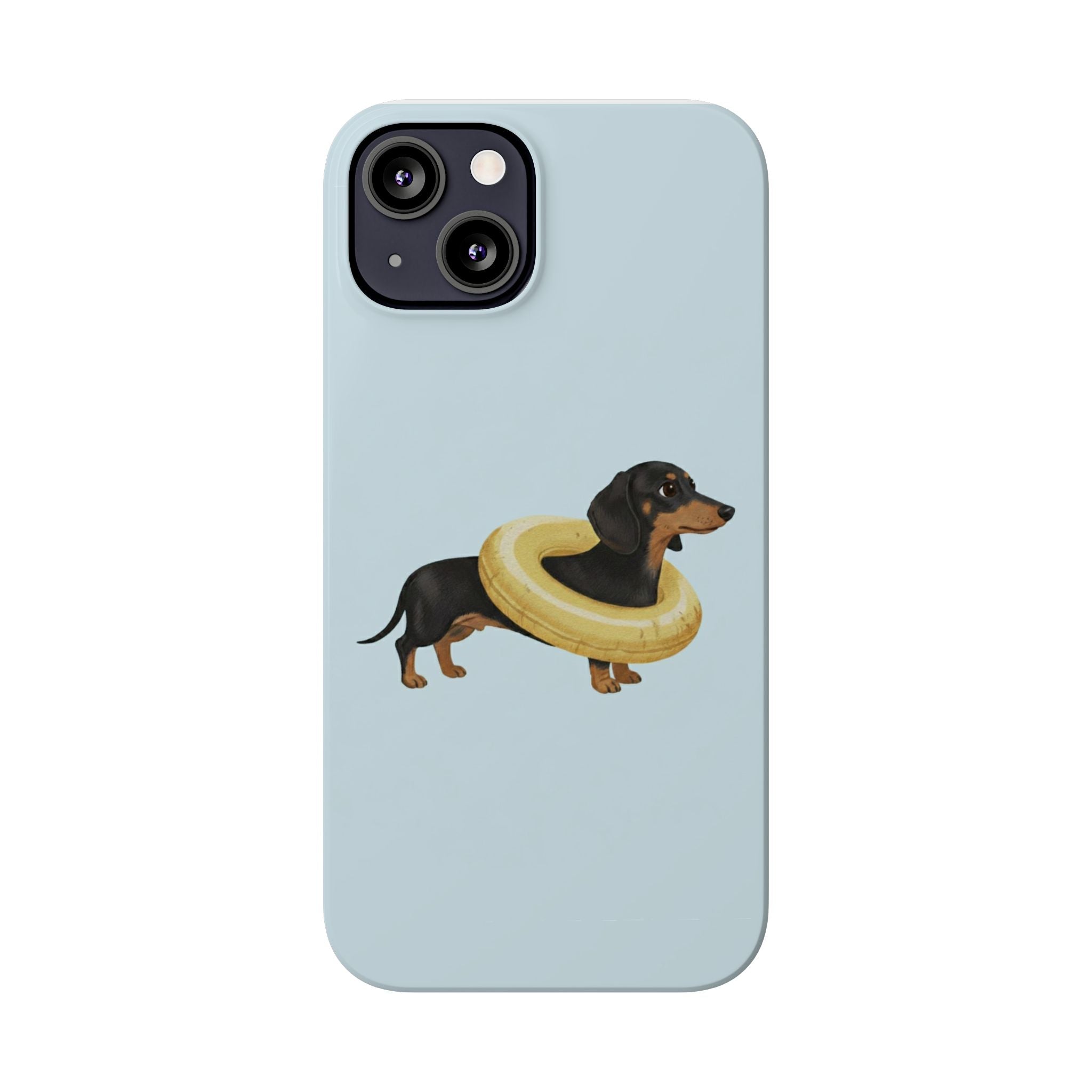 Slim Phone Cases - Cute Dog Dachshund Design, Protective Phone Covers, Fun Animal Art, Unique Gifts for Dog Lovers, Trendy Smartphone