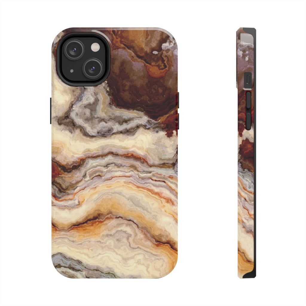 Brown Agate Marble Phone Case