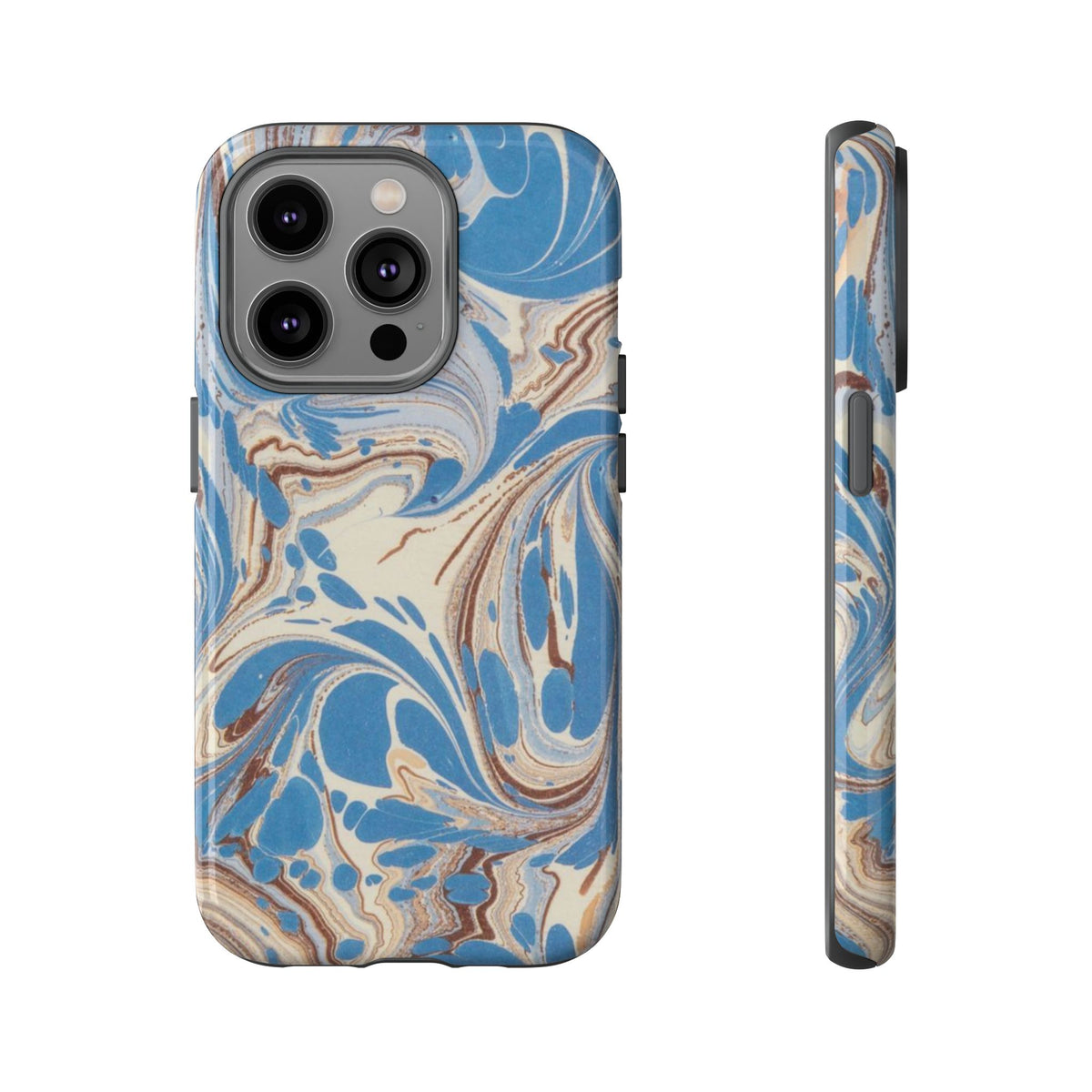 Blue Marble Swirl Phone Case
