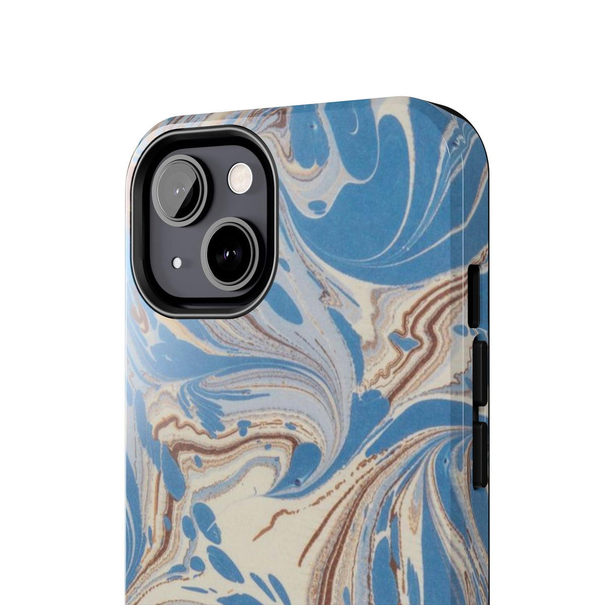 Blue Marble Swirl Phone Case