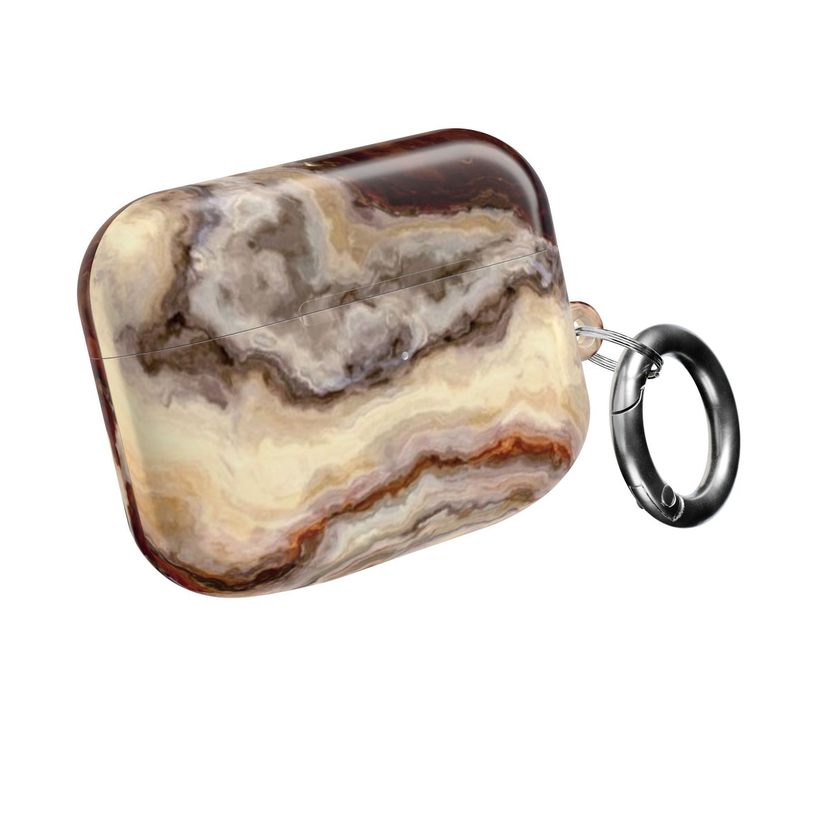 Brown Marble Pattern AirPod Case