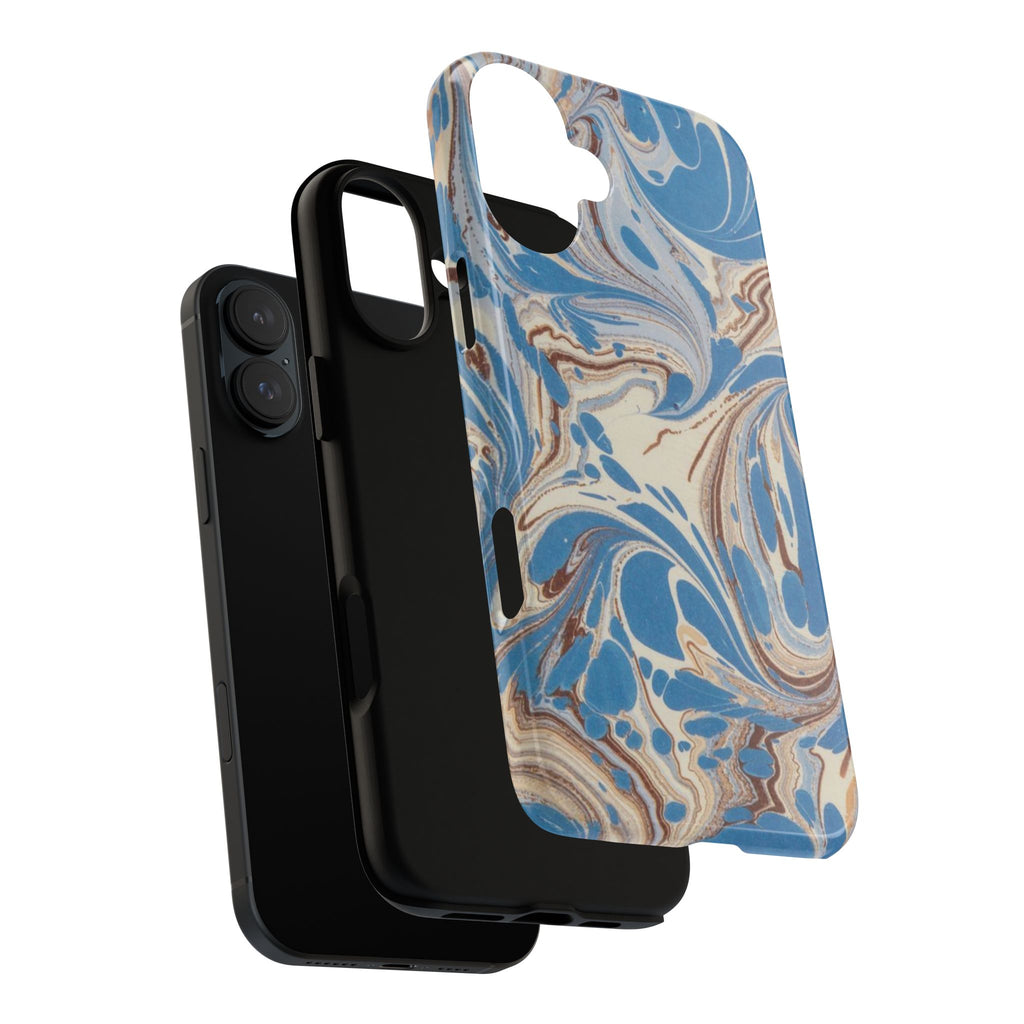 Blue Marble Swirl Phone Case