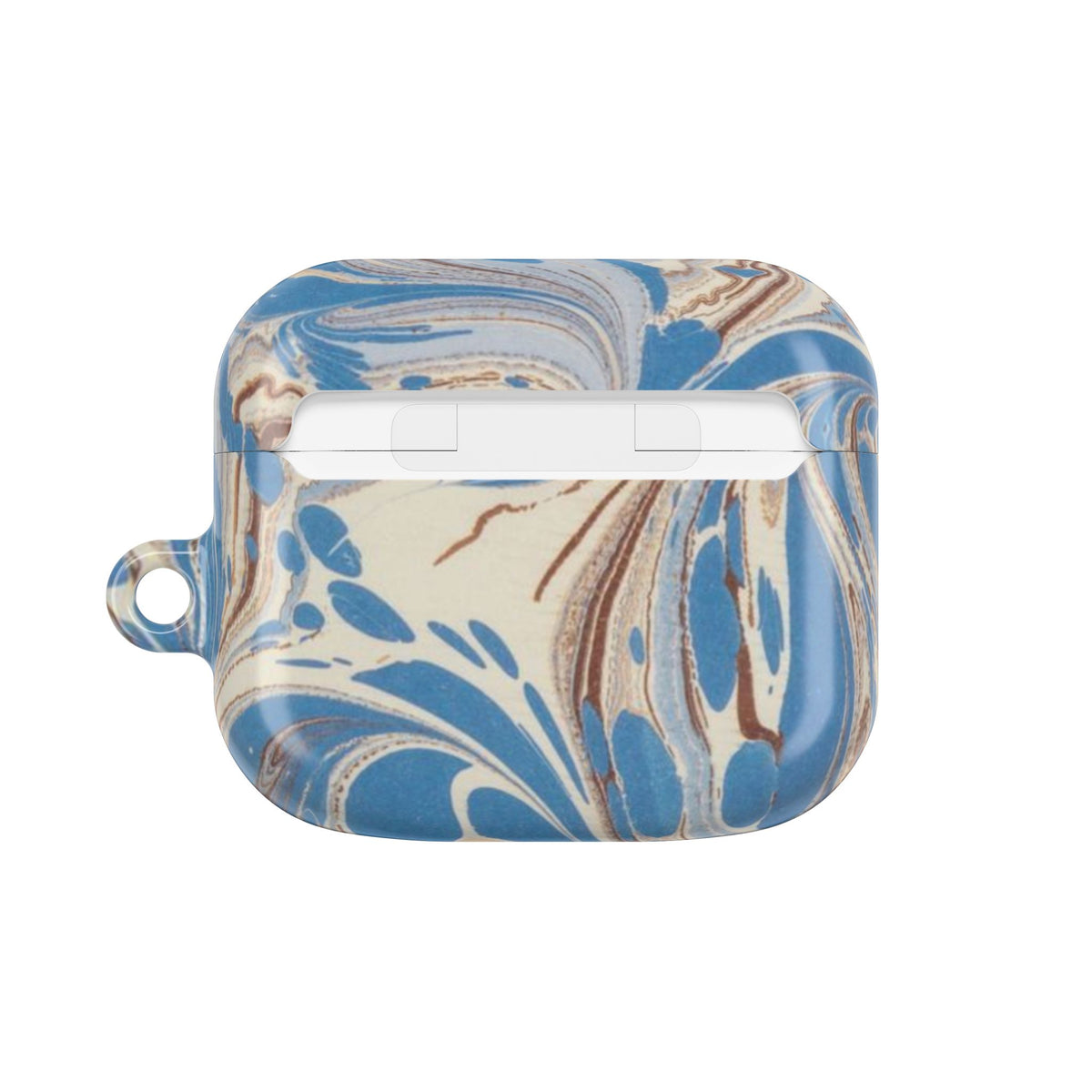 Blue Brown Marble AirPod Case