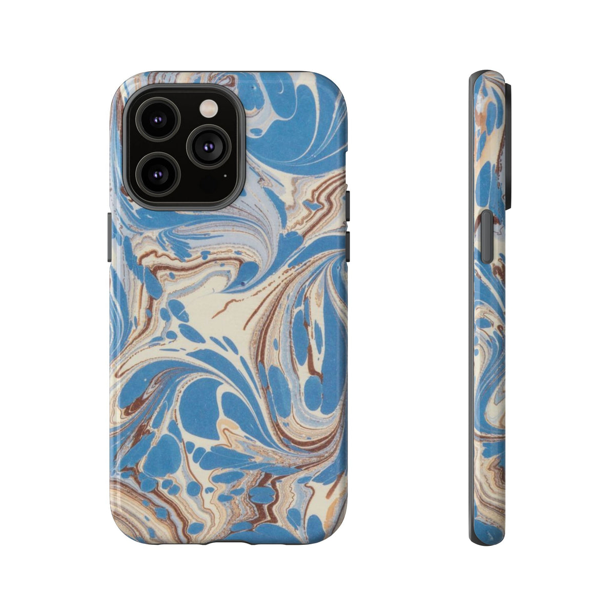 Blue Marble Swirl Phone Case