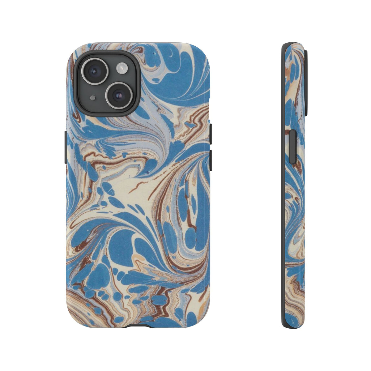 Blue Marble Swirl Phone Case