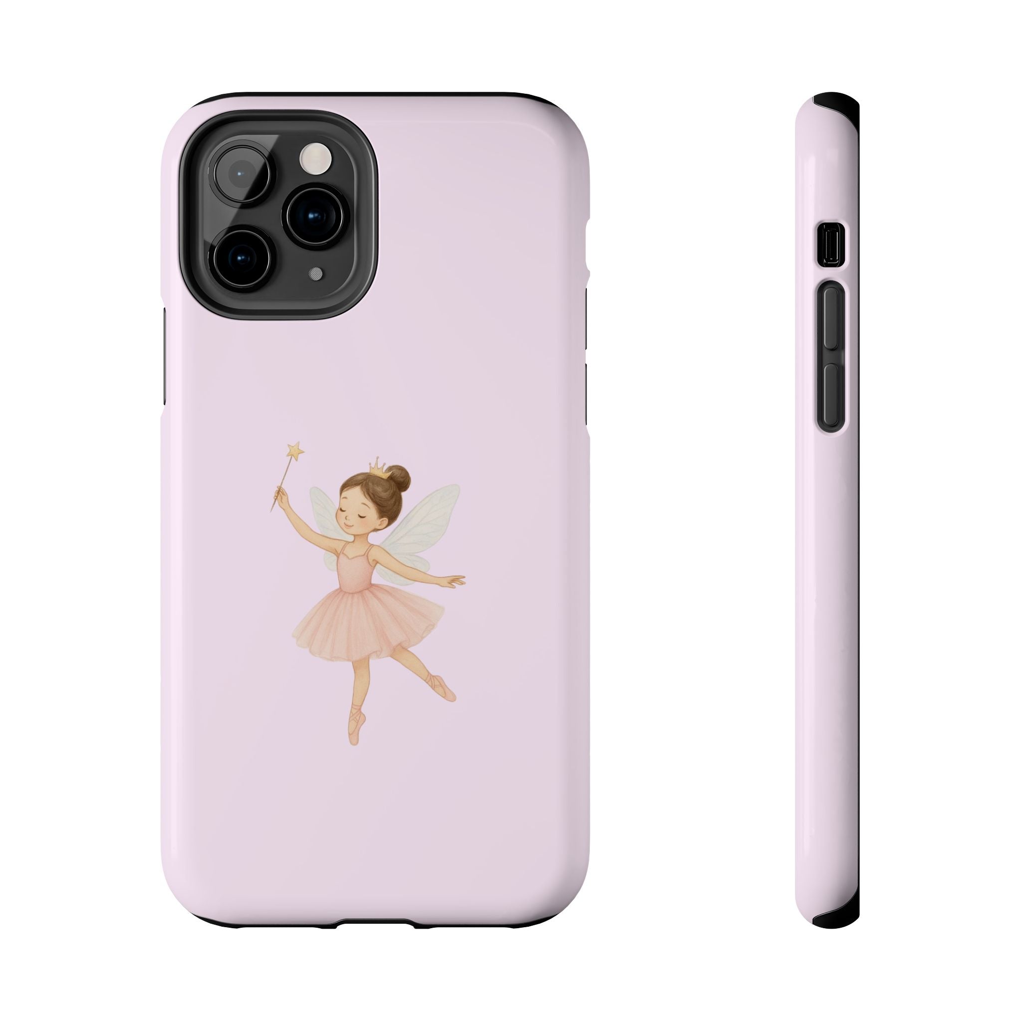 Pink Ballerina Tough Phone Case, Ballet Dancer Cute Phone Cover, Girly Protective Phone Case, Coquette Dancer Phone Accessories, Pretty Pink