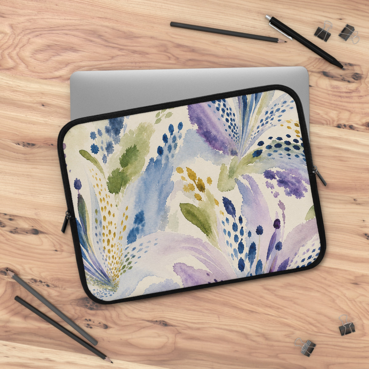 Lavender Watercolor Laptop Sleeve