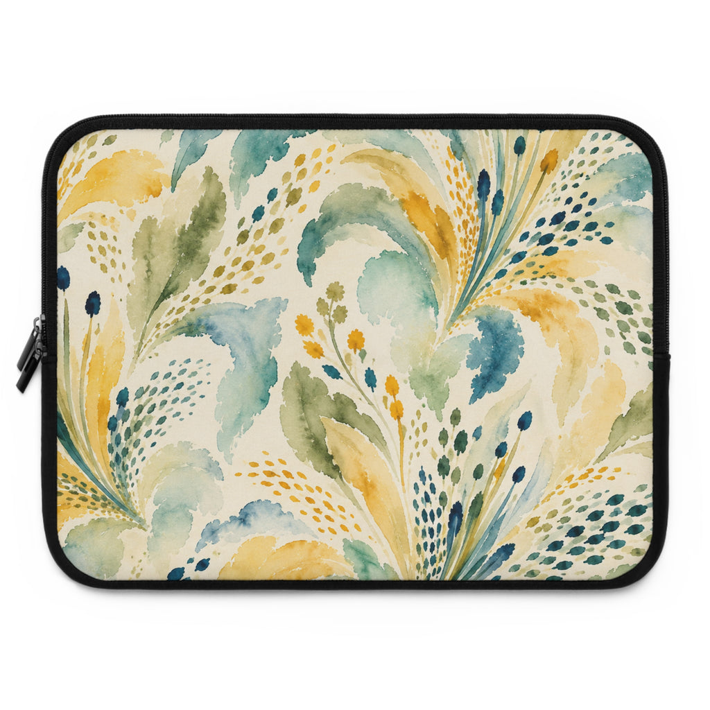 Watercolor Floral Laptop Sleeve