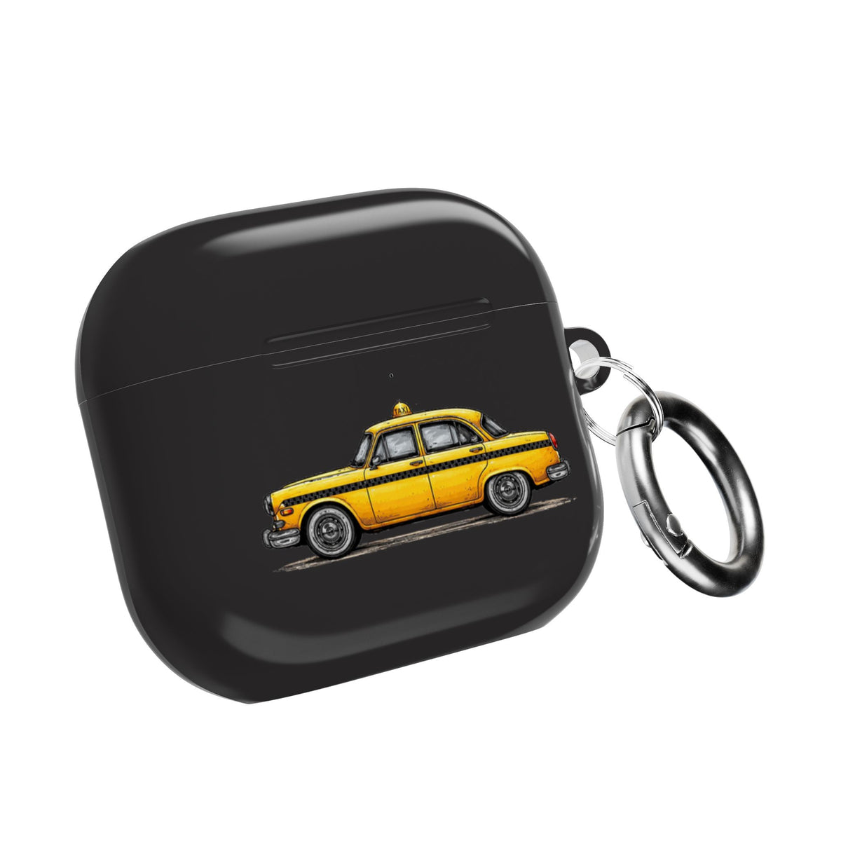 Yellow Taxi AirPod Case — Retro City Cab Protective Case