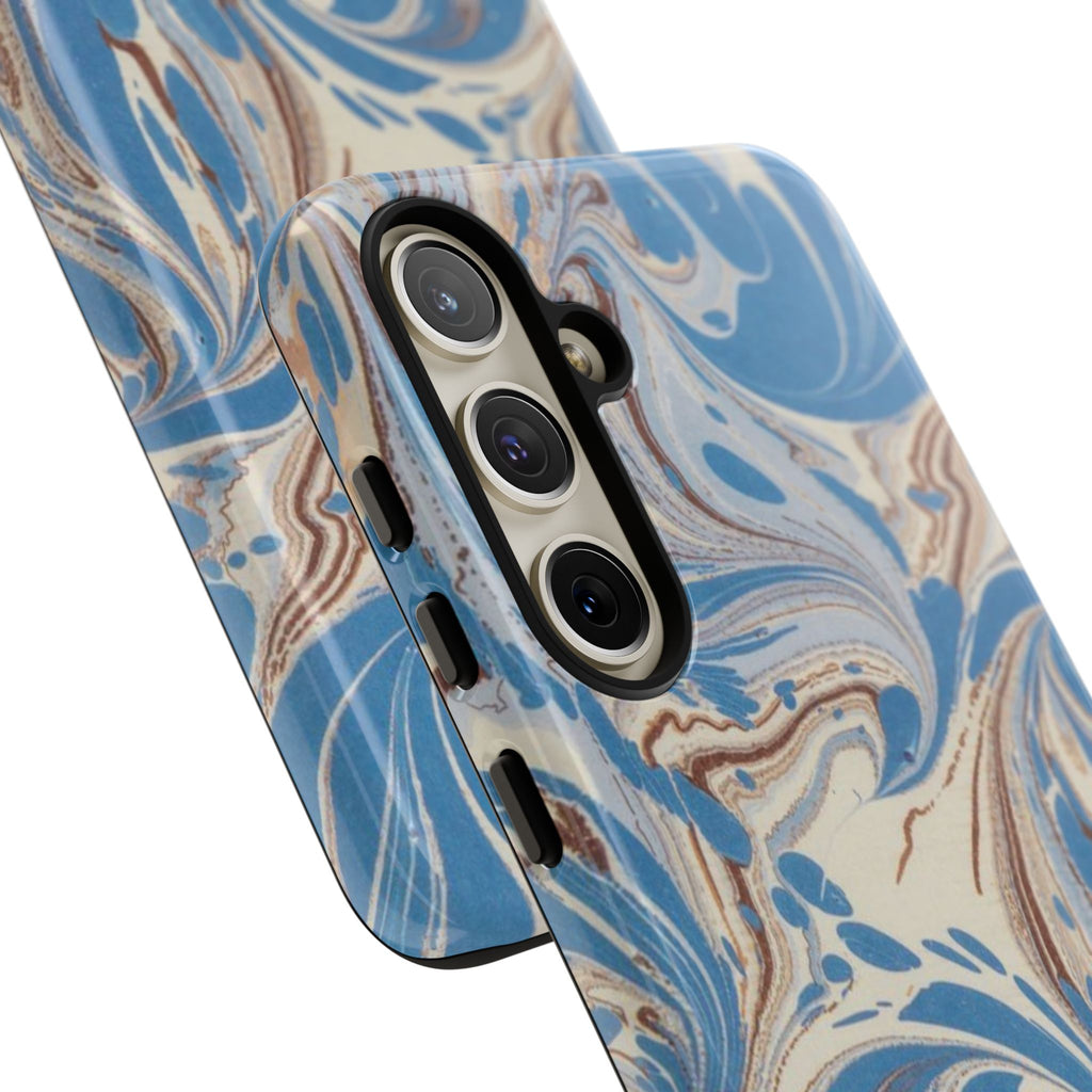 Blue Marble Swirl Phone Case
