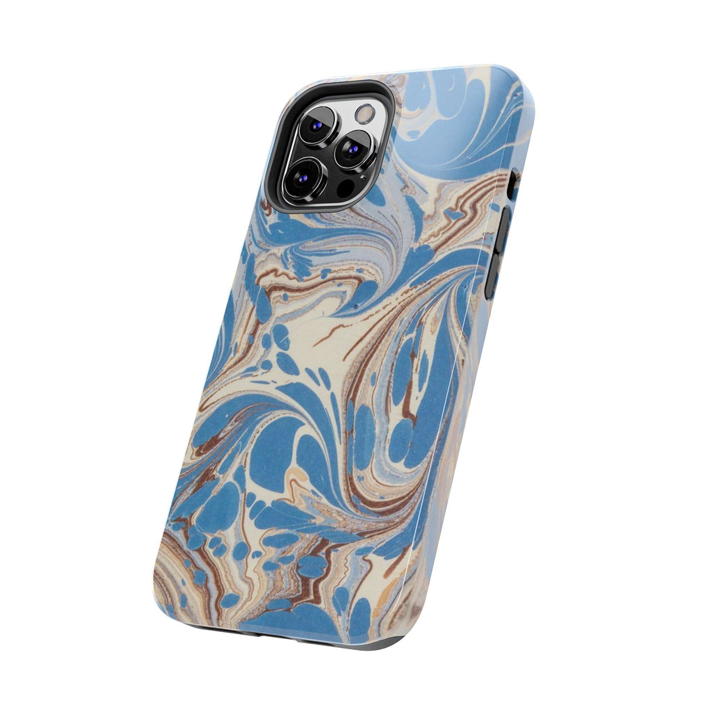 Blue Marble Swirl Phone Case
